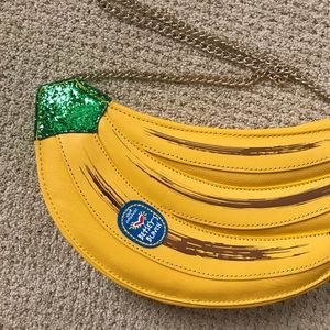 betsey johnson banana purse